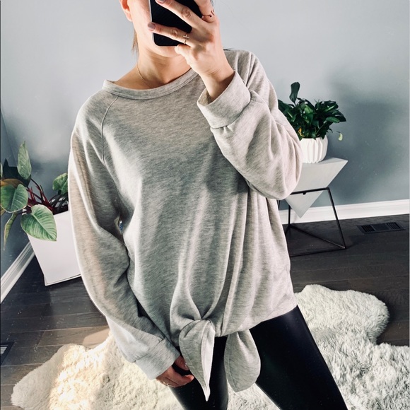 ◾️Gray Tunic with tie - Picture 3 of 4